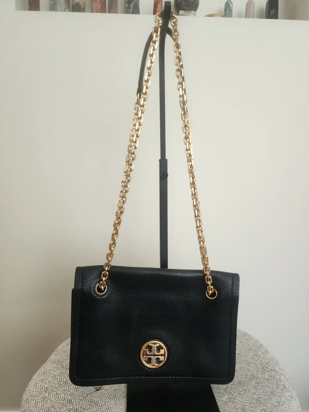 Tory Burch Carson Convertible Leather Crossbody Bag